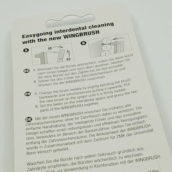 Wingbrush 8X Interdental Brush Heads Attachments Refill Set ISO 0 New, sealed - Picture 7 of 8